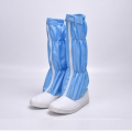 White Blue Color Industrial Safety Working Cleanroom Booties